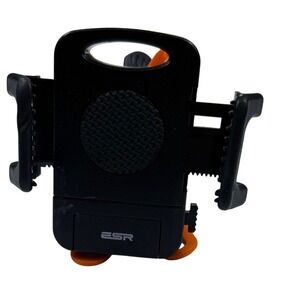 ESR Bike Phone Mount Adjustable Handlebar Holder Black Orange Universal Clamp